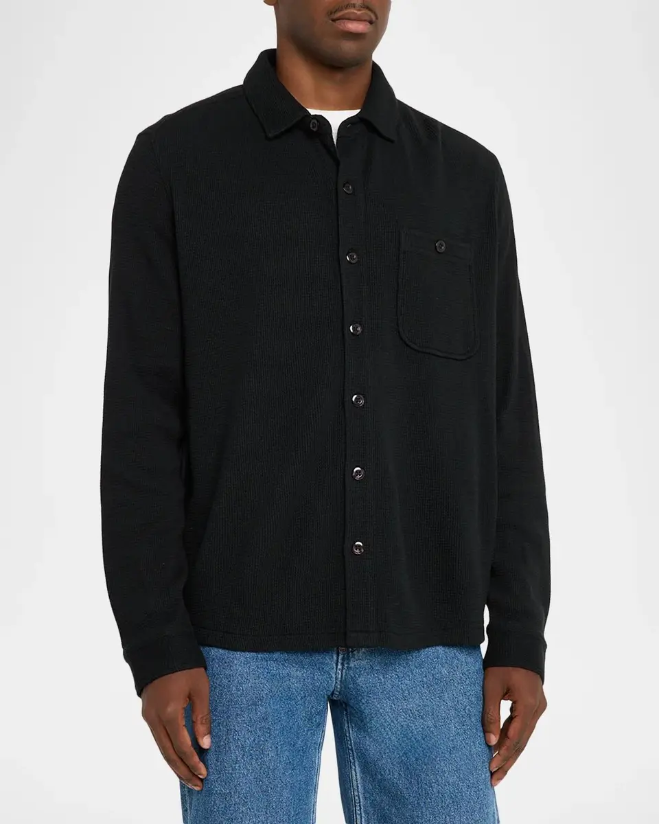 PAIGE Men's Hollander Cotton Shirt | Thumbnail 4 PAIGE Men's Hollander Cotton Shirt | Thumbnail 4