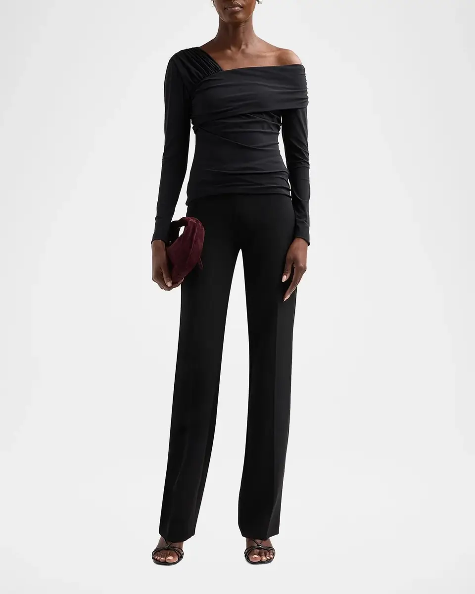 Chiara Boni La Petite Robe Addey Off-The-Shoulder Top | Thumbnail 2 Chiara Boni La Petite Robe Addey Off-The-Shoulder Top | Thumbnail 2