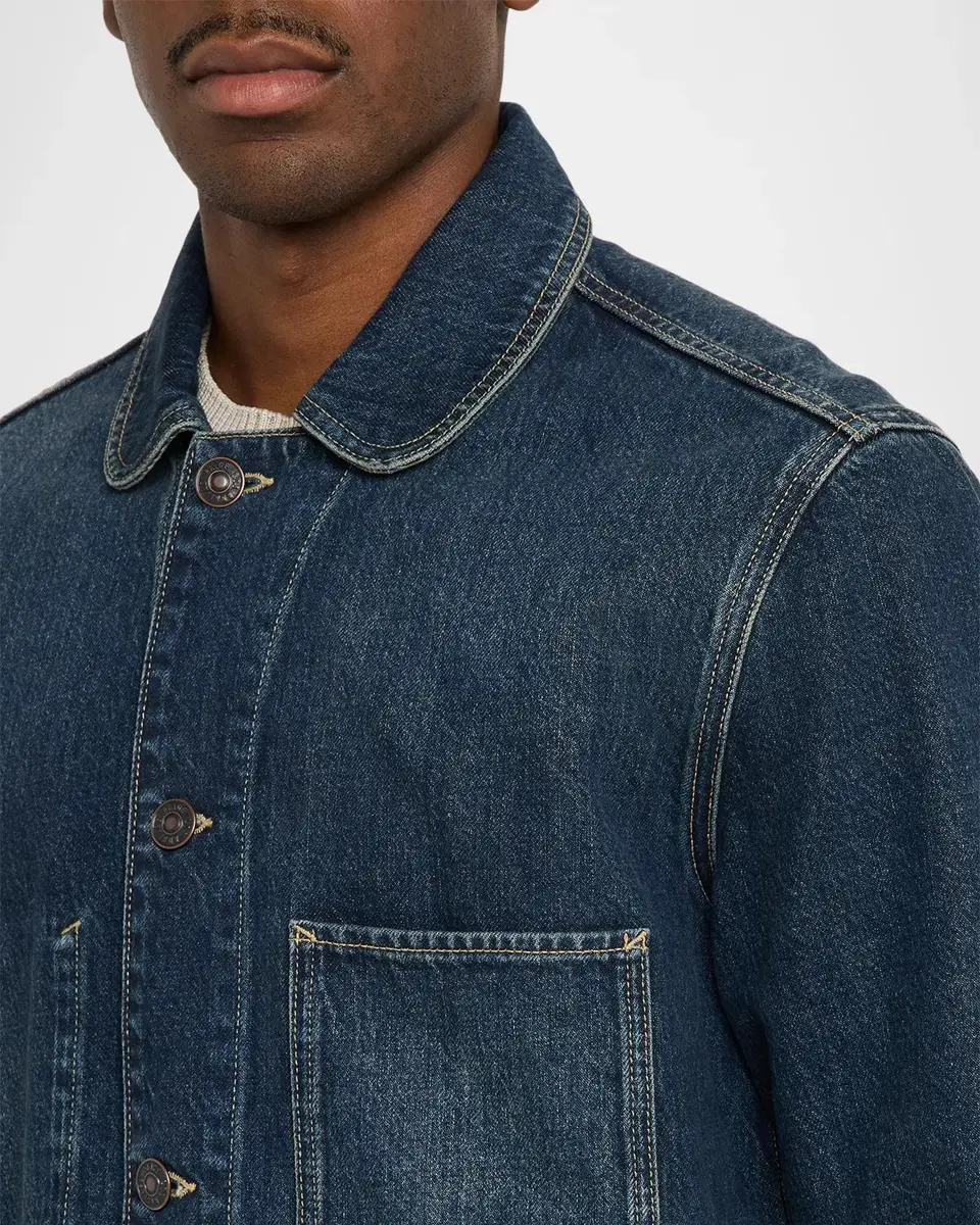 PAIGE Men's Trevino Denim Chore Jacket | Thumbnail 5 PAIGE Men's Trevino Denim Chore Jacket | Thumbnail 5