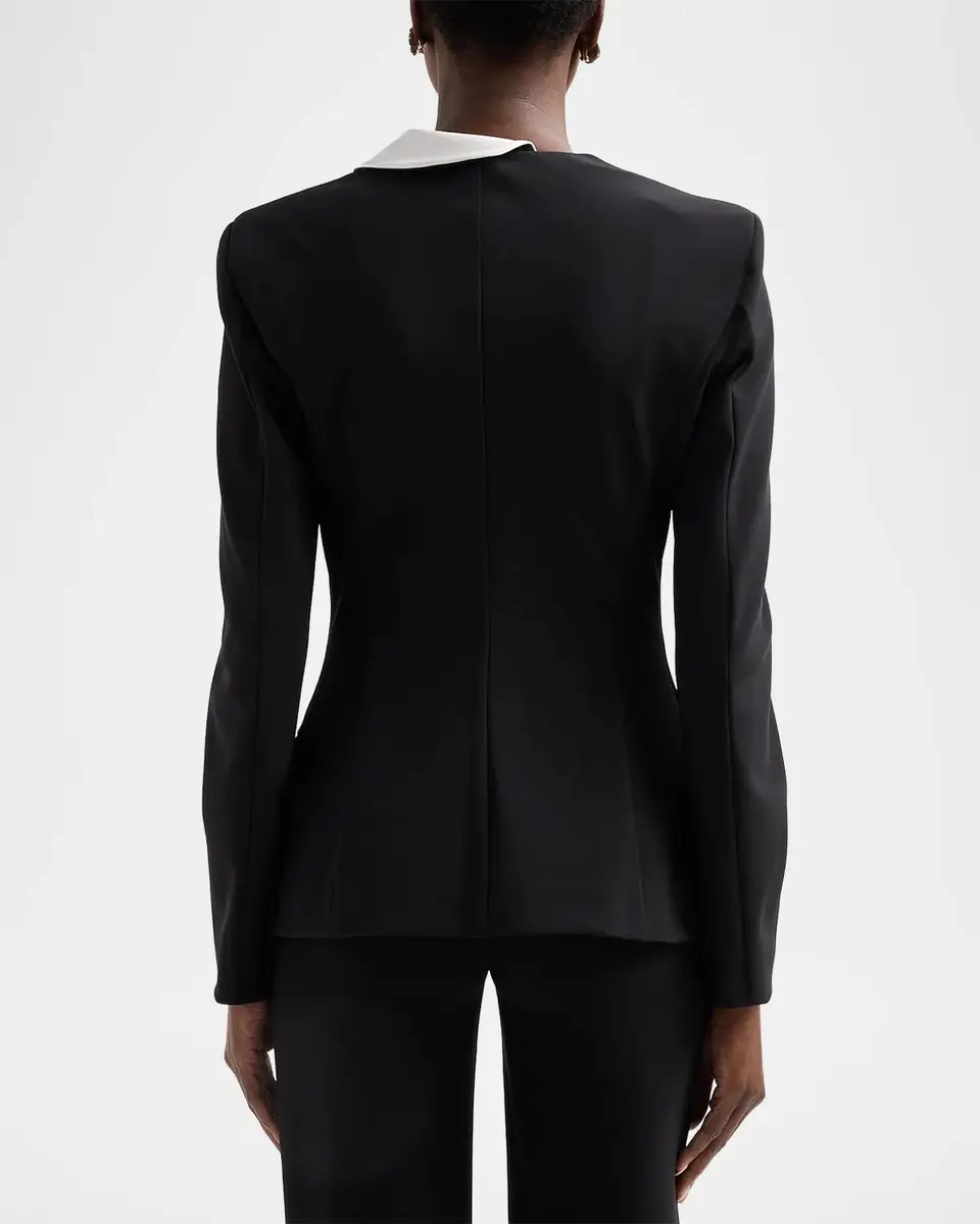 Chiara Boni La Petite Robe Edris Two-Tone Blazer | Thumbnail 3 Chiara Boni La Petite Robe Edris Two-Tone Blazer | Thumbnail 3
