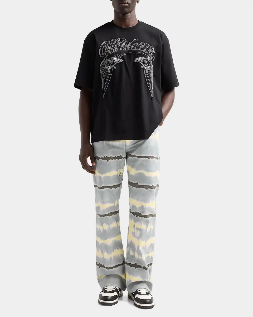 Off-White Men's Skyline Skate Cotton Crewneck T-Shirt | Thumbnail 2 Off-White Men's Skyline Skate Cotton Crewneck T-Shirt | Thumbnail 2