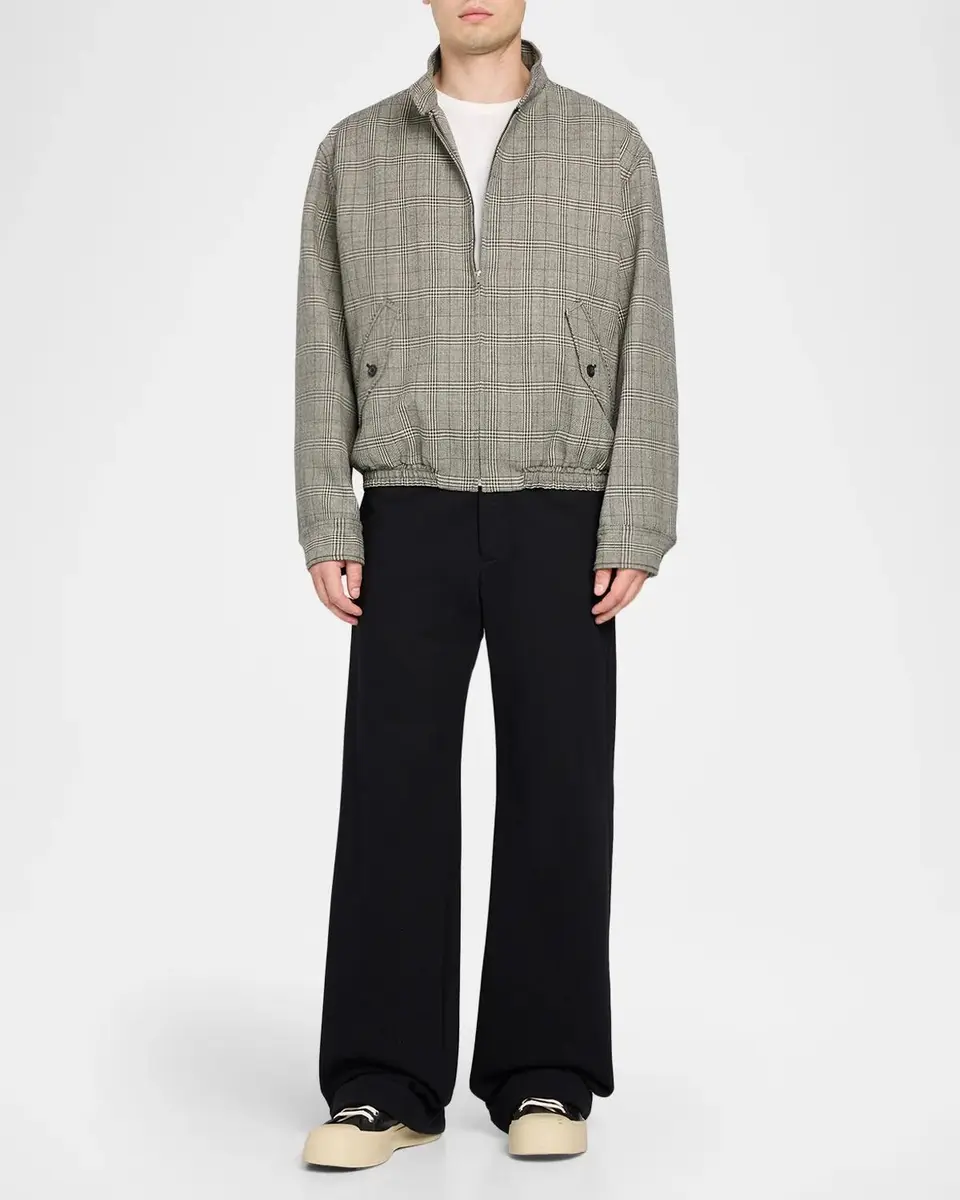 Marni Men's Plaid Virgin Wool Jacket | Thumbnail 2