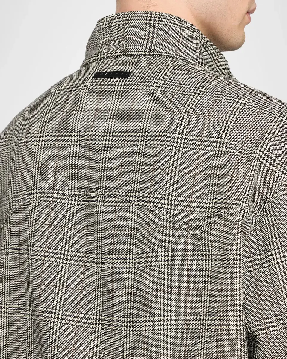Marni Men's Plaid Virgin Wool Jacket | Thumbnail 5