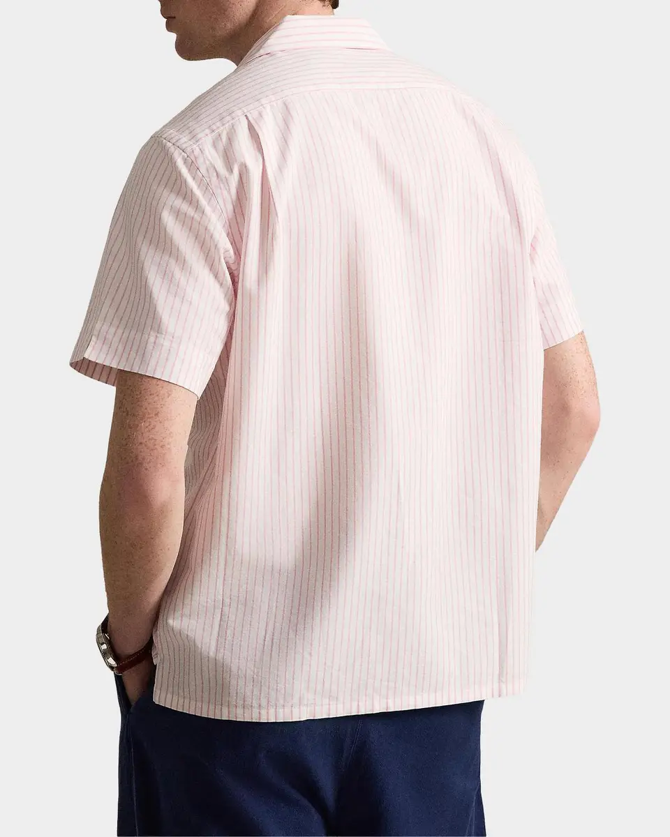 Polo Ralph Lauren Men's Classic-Fit Striped Oxford Camp Shirt | Thumbnail 4 Polo Ralph Lauren Men's Classic-Fit Striped Oxford Camp Shirt | Thumbnail 4