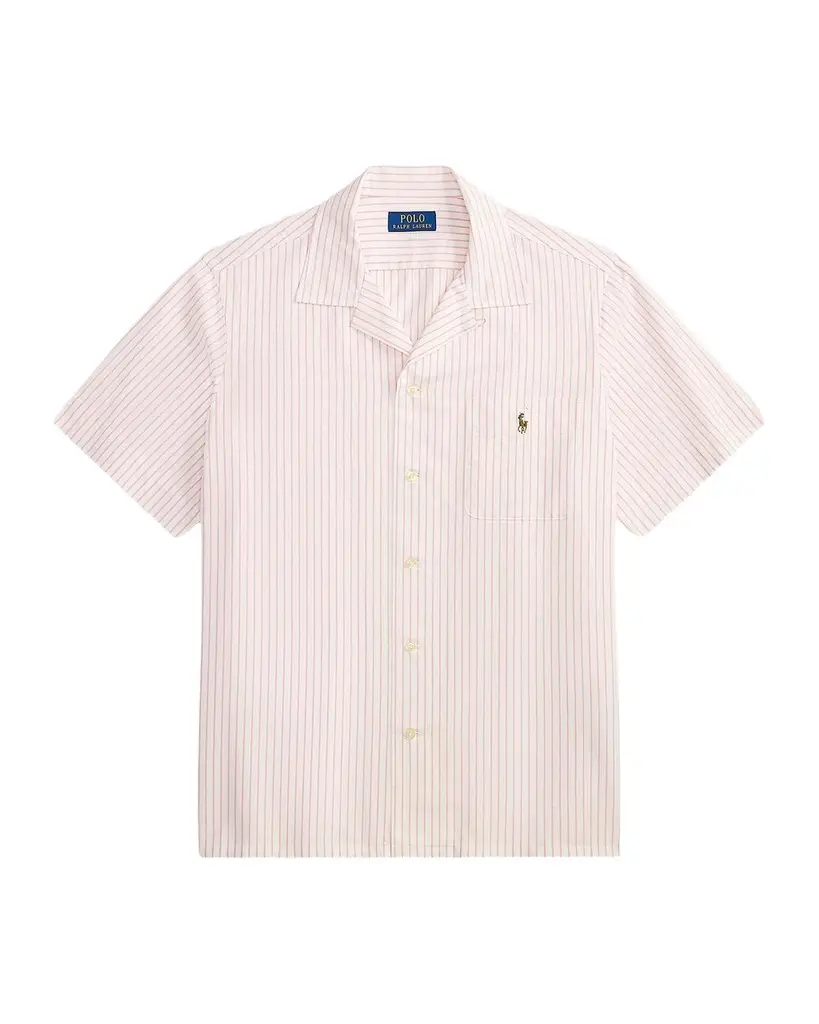 Men's Classic-Fit Striped Oxford Camp Shirt Men's Classic-Fit Striped Oxford Camp Shirt
