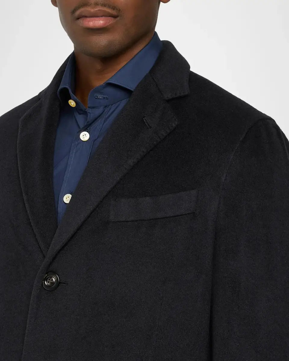 Boglioli Men's Cashmere-Blend Coat | Thumbnail 5 Boglioli Men's Cashmere-Blend Coat | Thumbnail 5