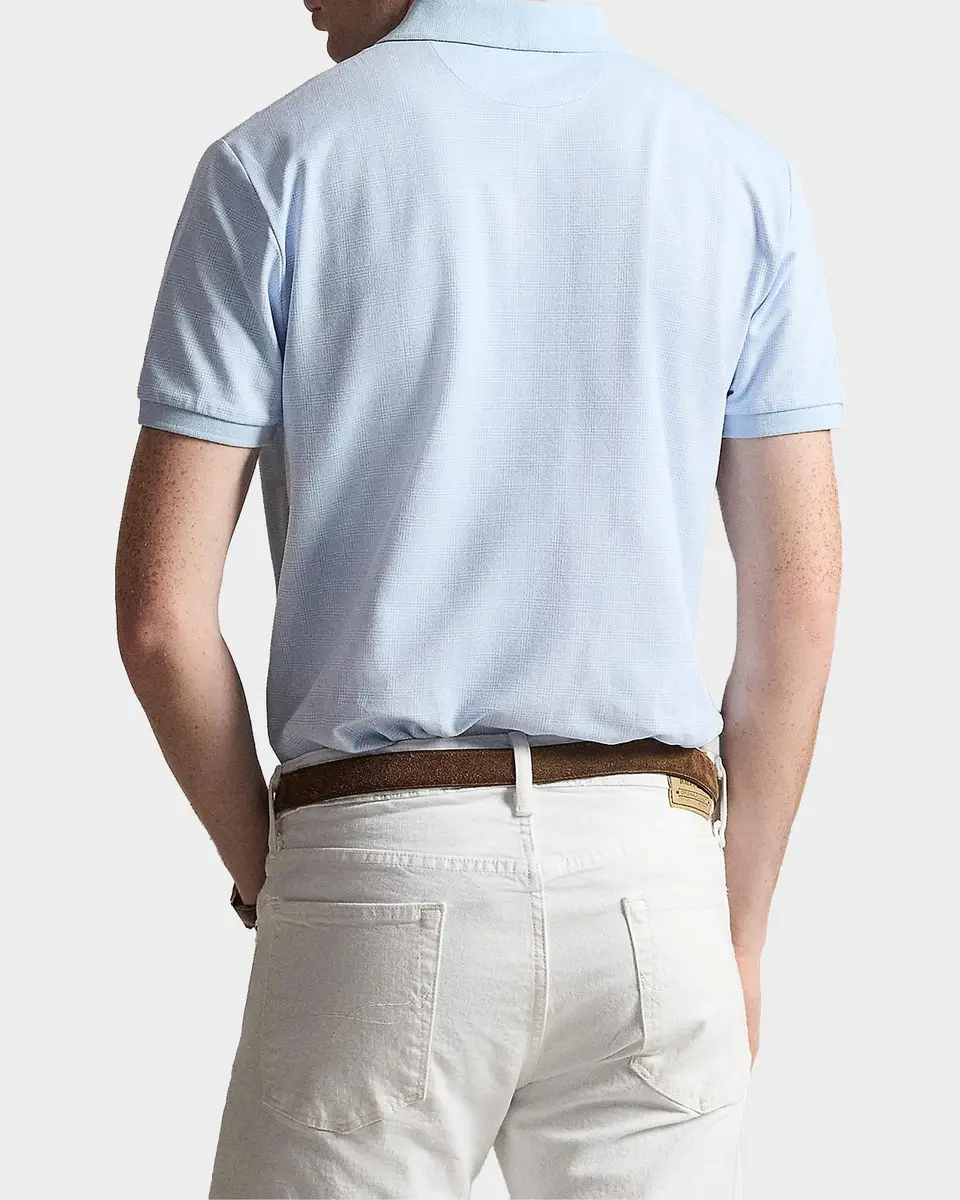 Polo Ralph Lauren Men's Custom-Slim-Fit Stretch Mesh Polo Shirt | Thumbnail 4 Polo Ralph Lauren Men's Custom-Slim-Fit Stretch Mesh Polo Shirt | Thumbnail 4