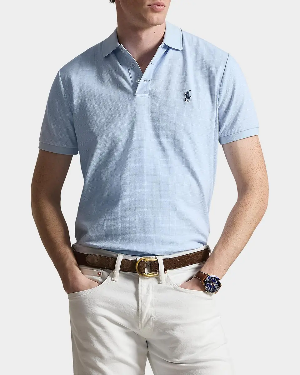 Polo Ralph Lauren Men's Custom-Slim-Fit Stretch Mesh Polo Shirt | Thumbnail 6 Polo Ralph Lauren Men's Custom-Slim-Fit Stretch Mesh Polo Shirt | Thumbnail 6