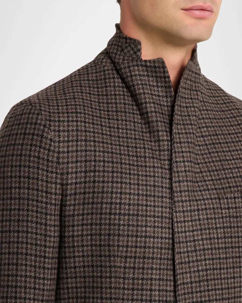 Boglioli Men's K. Jacket Houndstooth Plaid Wool & Cashmere Sport Coat | Thumbnail 7 Boglioli Men's K. Jacket Houndstooth Plaid Wool & Cashmere Sport Coat | Thumbnail 7