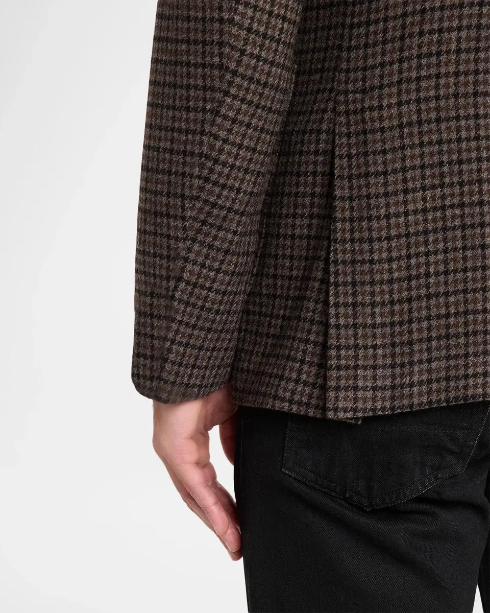 Boglioli Men's K. Jacket Houndstooth Plaid Wool & Cashmere Sport Coat | Thumbnail 8 Boglioli Men's K. Jacket Houndstooth Plaid Wool & Cashmere Sport Coat | Thumbnail 8