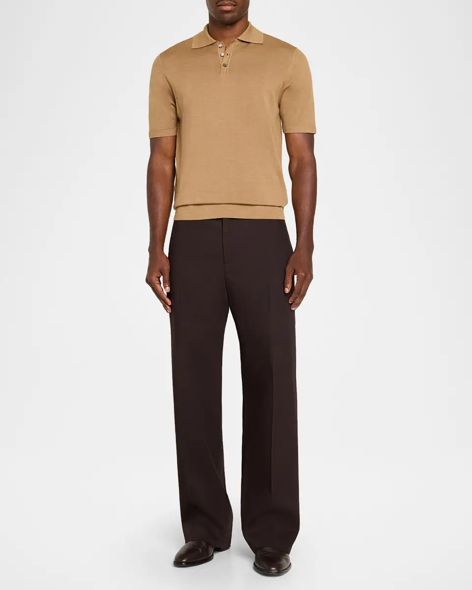 Barena Men's Delfo Ligio Virgin Wool Wide-Leg Pants | Thumbnail 2 Barena Men's Delfo Ligio Virgin Wool Wide-Leg Pants | Thumbnail 2