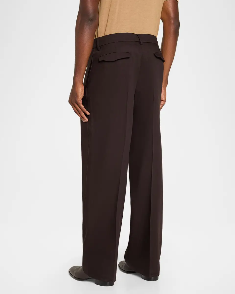Barena Men's Delfo Ligio Virgin Wool Wide-Leg Pants | Thumbnail 3 Barena Men's Delfo Ligio Virgin Wool Wide-Leg Pants | Thumbnail 3