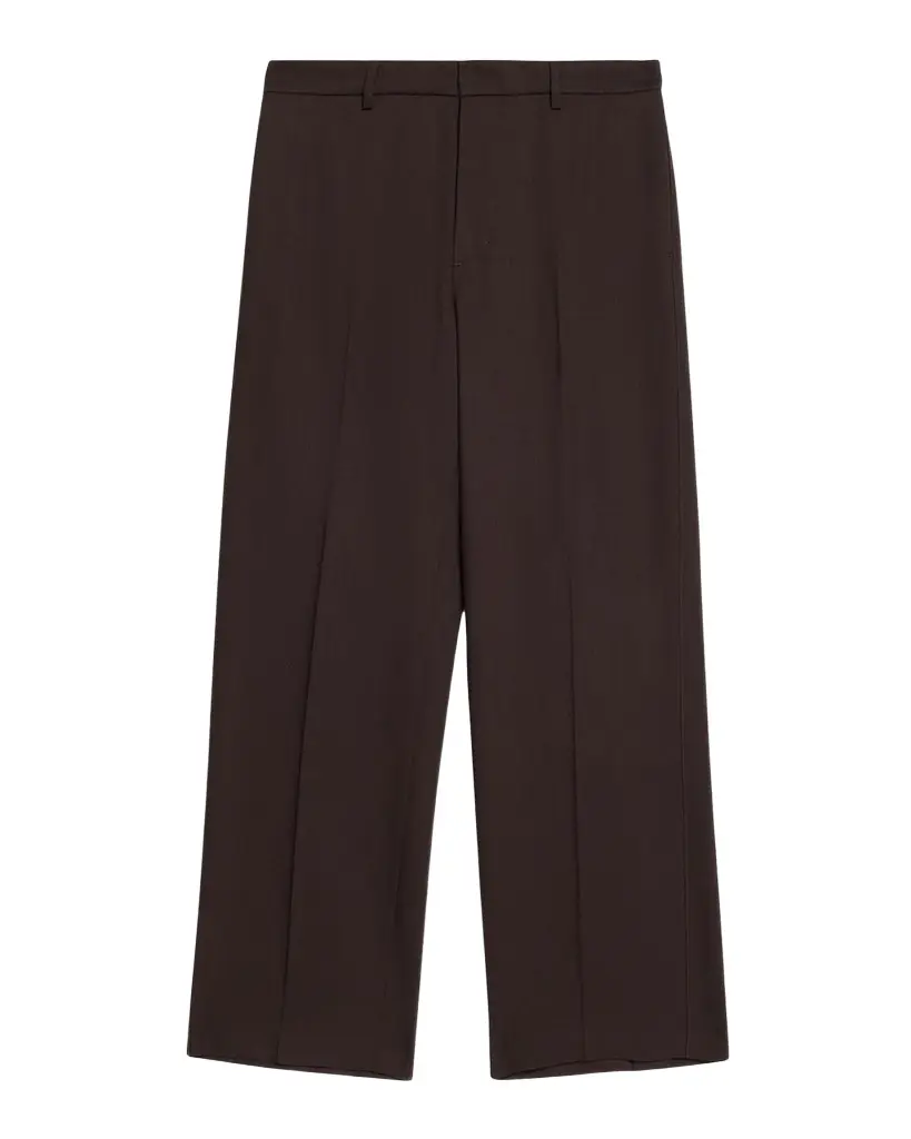 Barena Men's Delfo Ligio Virgin Wool Wide-Leg Pants