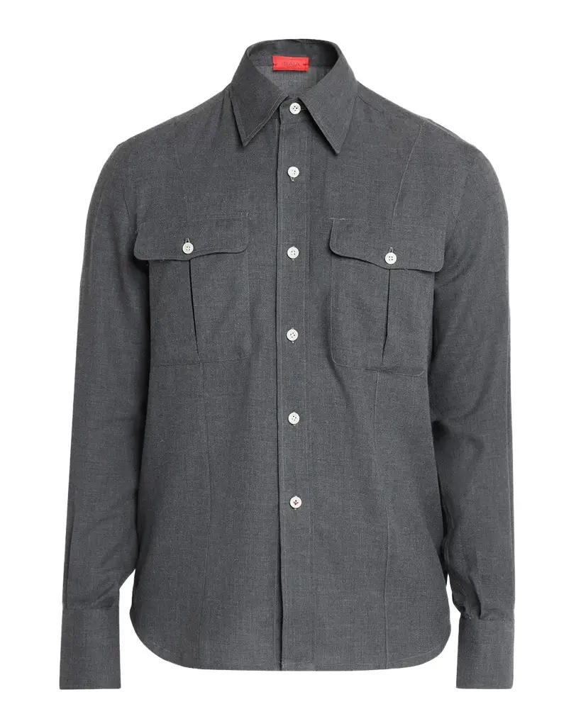 Isaia Men's Cotton Shirt Jacket