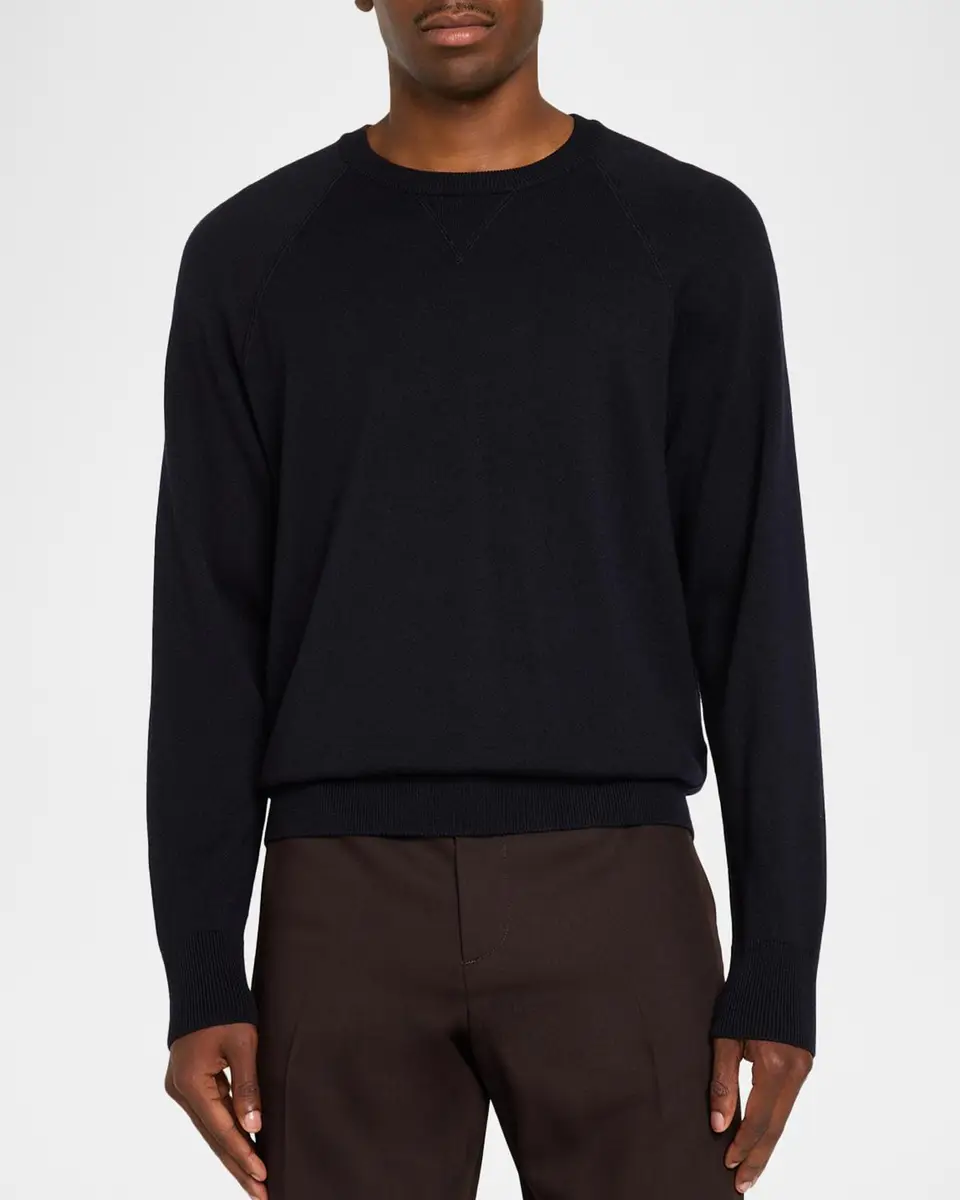 Barena Men's Giego Merino Wool Raglan Sleeve Sweater | Thumbnail 4 Barena Men's Giego Merino Wool Raglan Sleeve Sweater | Thumbnail 4