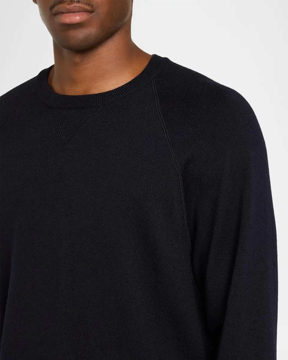 Barena Men's Giego Merino Wool Raglan Sleeve Sweater | Thumbnail 5 Barena Men's Giego Merino Wool Raglan Sleeve Sweater | Thumbnail 5