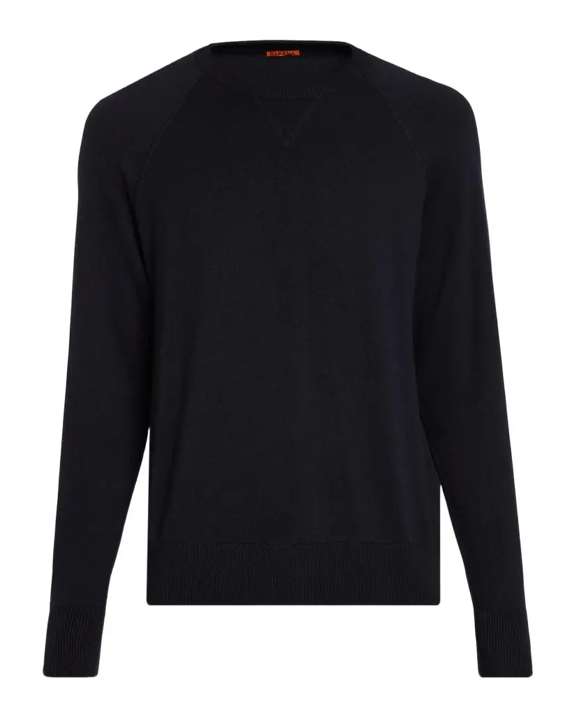 Barena Men's Giego Merino Wool Raglan Sleeve Sweater