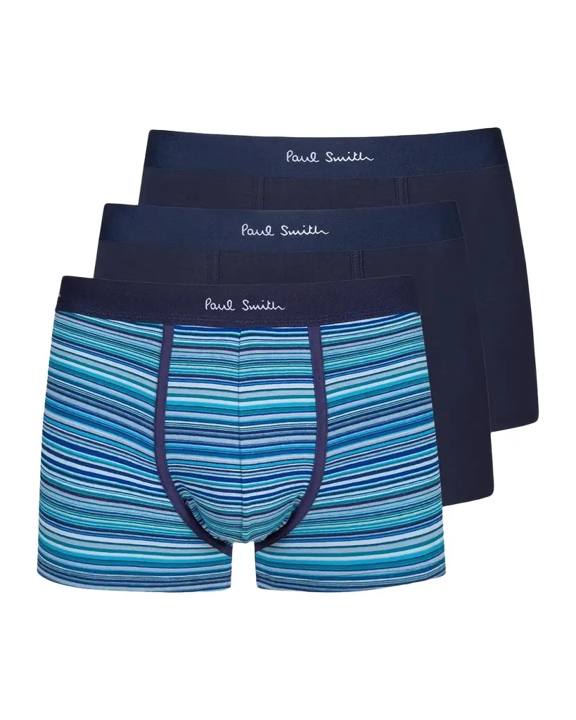 Paul Smith Men's Logo-Waistband 3-Pack Trunks