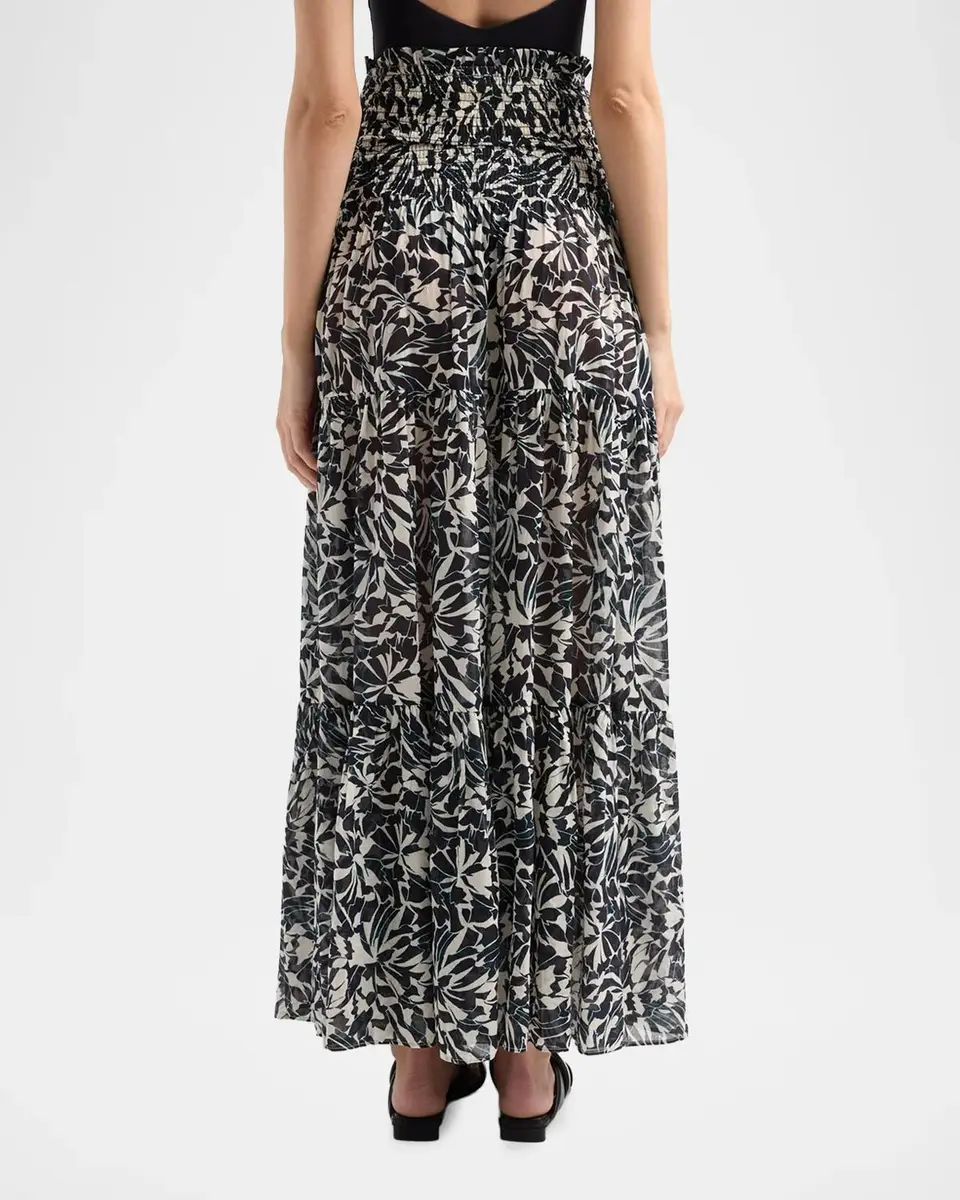 Ulla Johnson Lucca Smocked Strapless Midi Dress | Thumbnail 3 Ulla Johnson Lucca Smocked Strapless Midi Dress | Thumbnail 3