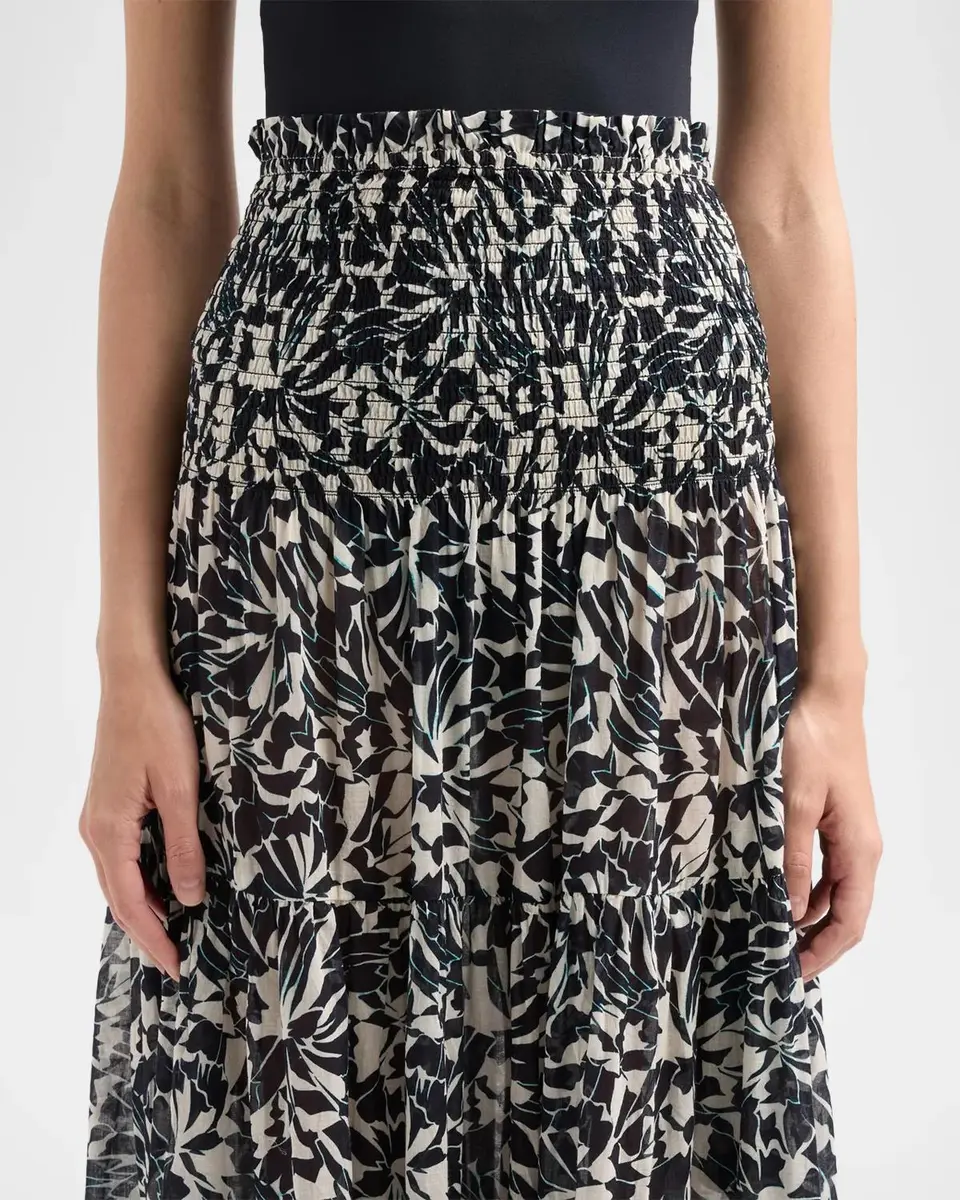 Ulla Johnson Lucca Smocked Strapless Midi Dress | Thumbnail 5 Ulla Johnson Lucca Smocked Strapless Midi Dress | Thumbnail 5