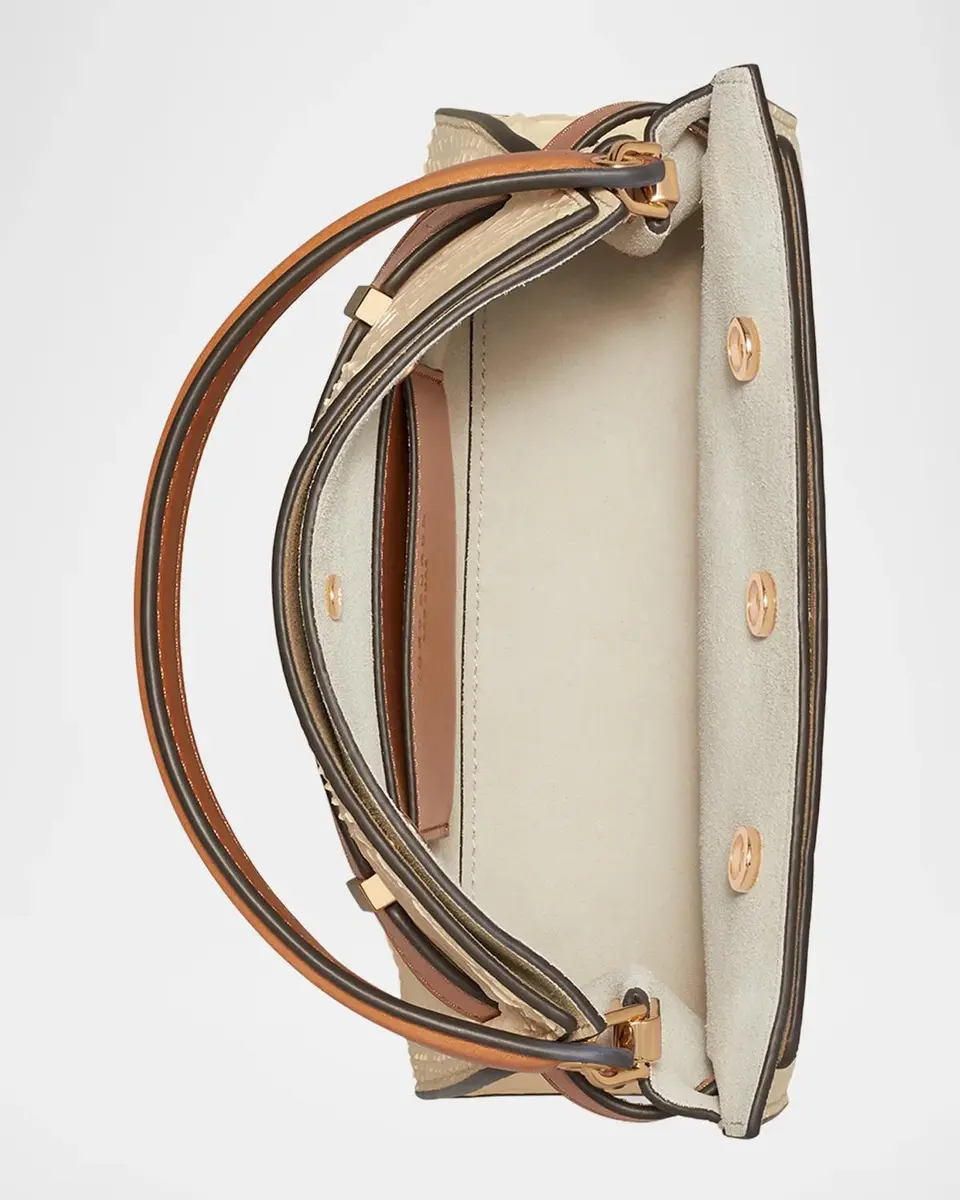 Tory Burch Lee Radziwill Snakeskin-Embossed Top-Handle Bag | Thumbnail 4 Tory Burch Lee Radziwill Snakeskin-Embossed Top-Handle Bag | Thumbnail 4
