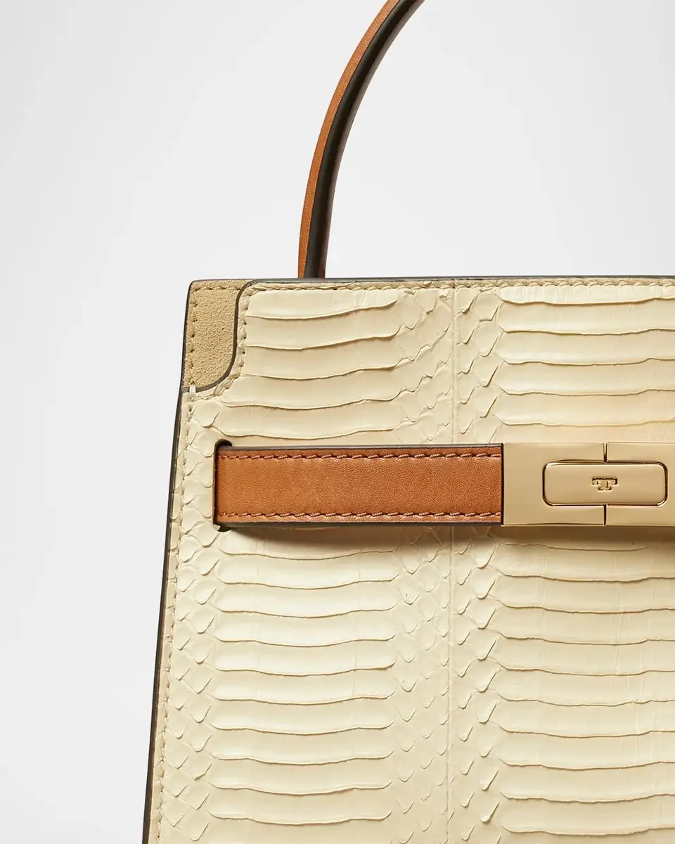 Tory Burch Lee Radziwill Snakeskin-Embossed Top-Handle Bag | Thumbnail 5 Tory Burch Lee Radziwill Snakeskin-Embossed Top-Handle Bag | Thumbnail 5