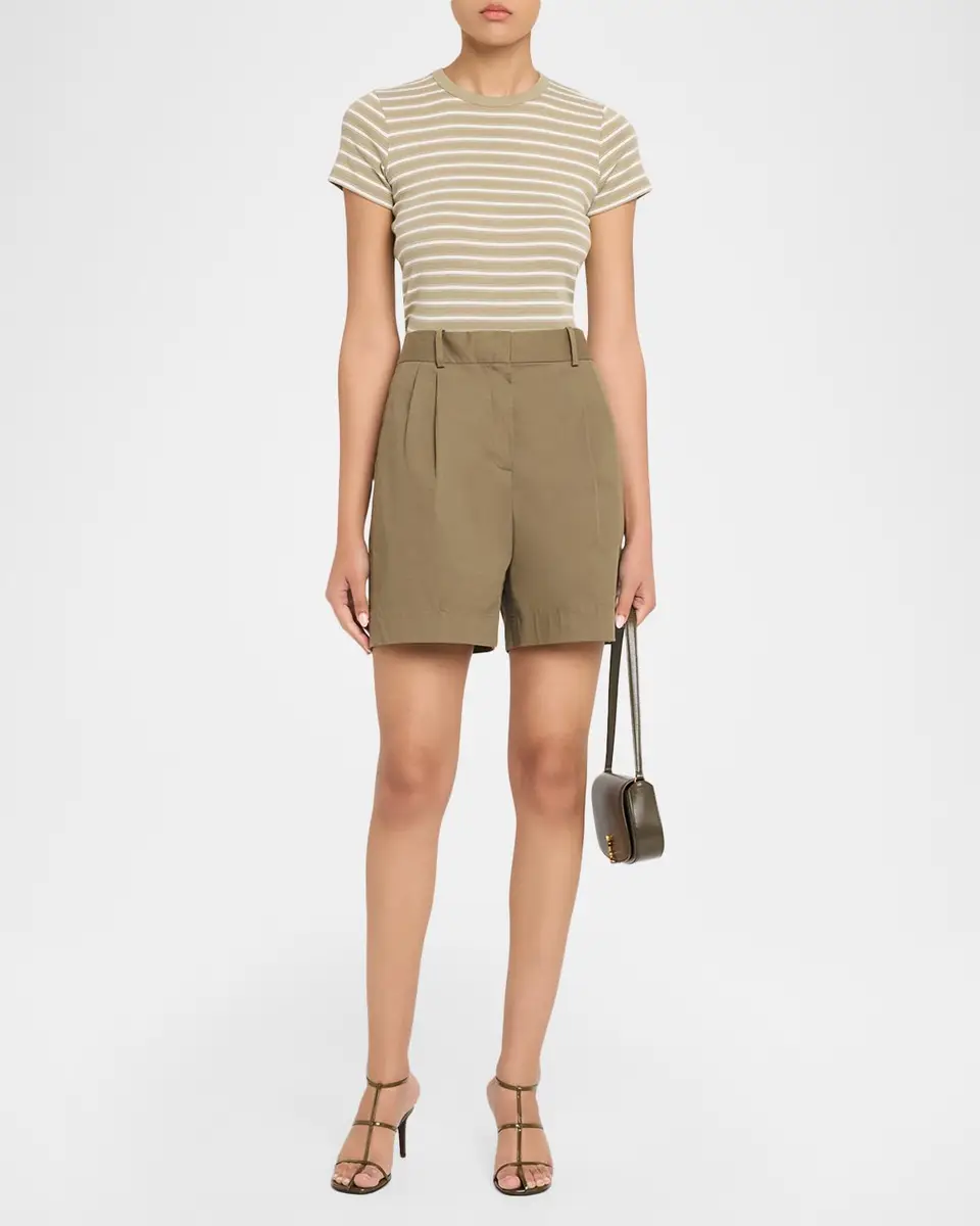 Vince Stripe Shrunken Tee | Thumbnail 2 Vince Stripe Shrunken Tee | Thumbnail 2