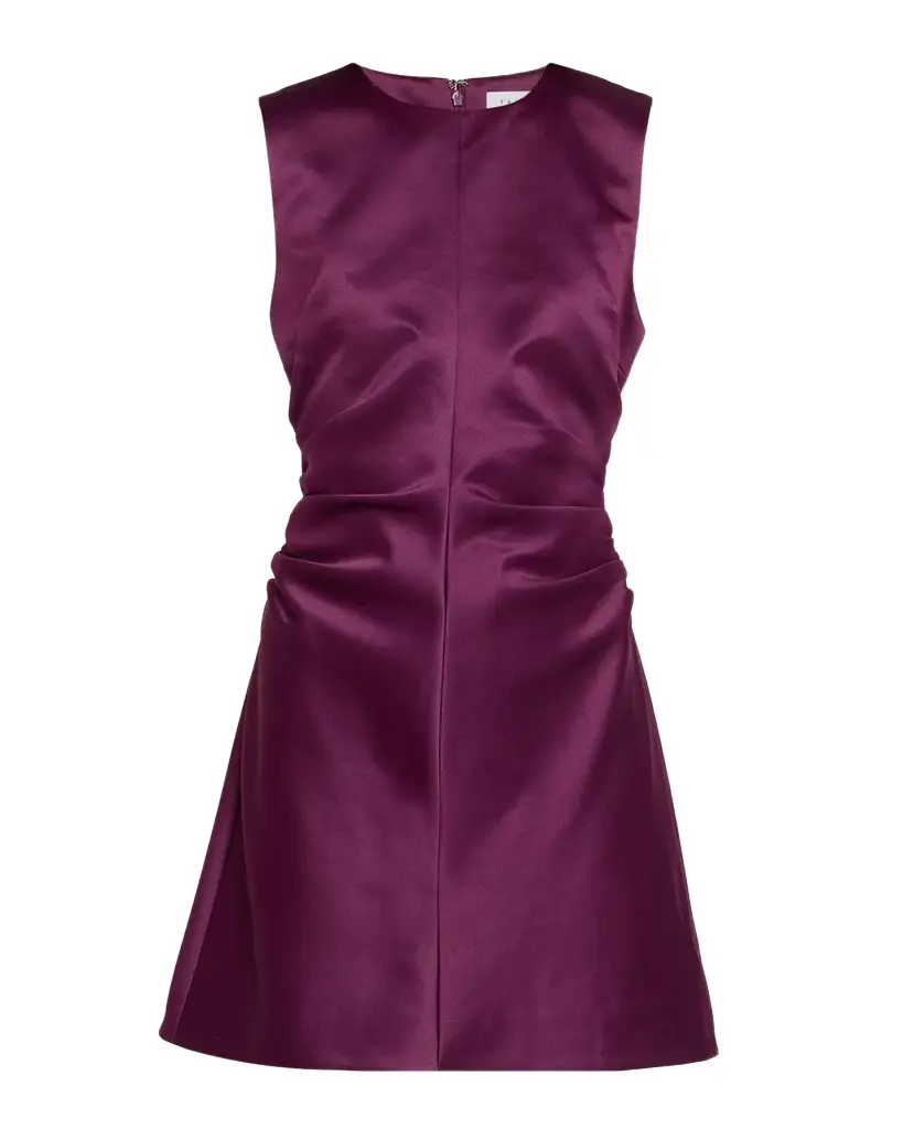 TANYA TAYLOR Tullulah Satin Mini Dress