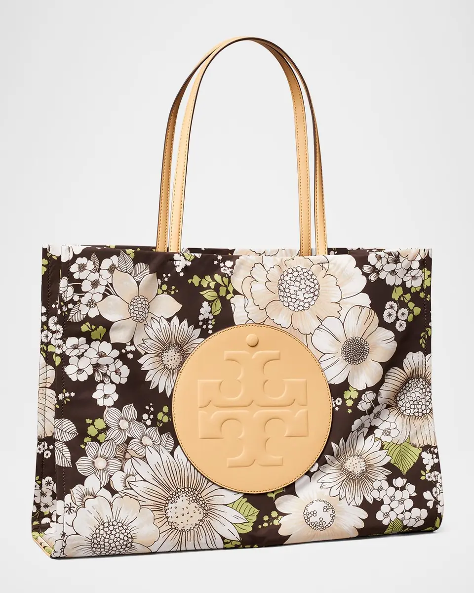 Tory Burch Ella Floral-Print Tote Bag | Thumbnail 2 Tory Burch Ella Floral-Print Tote Bag | Thumbnail 2