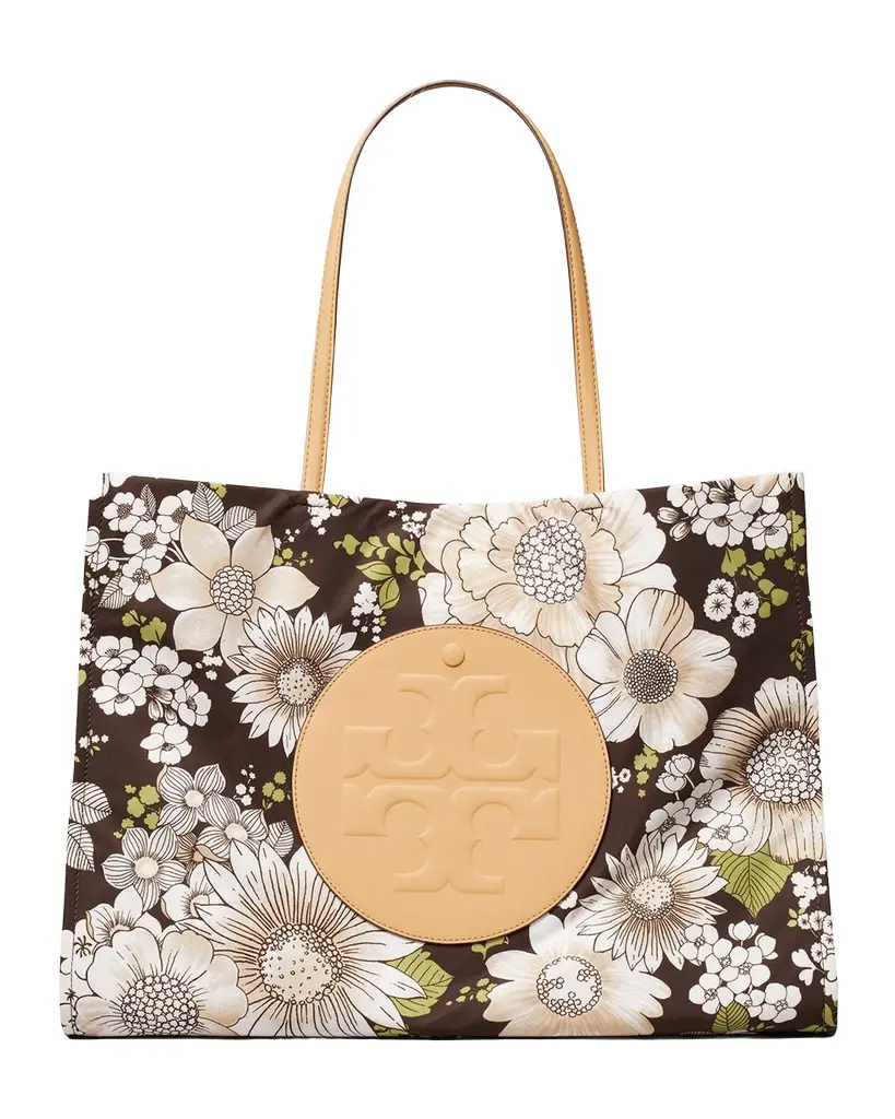 Tory Burch Ella Floral-Print Tote Bag