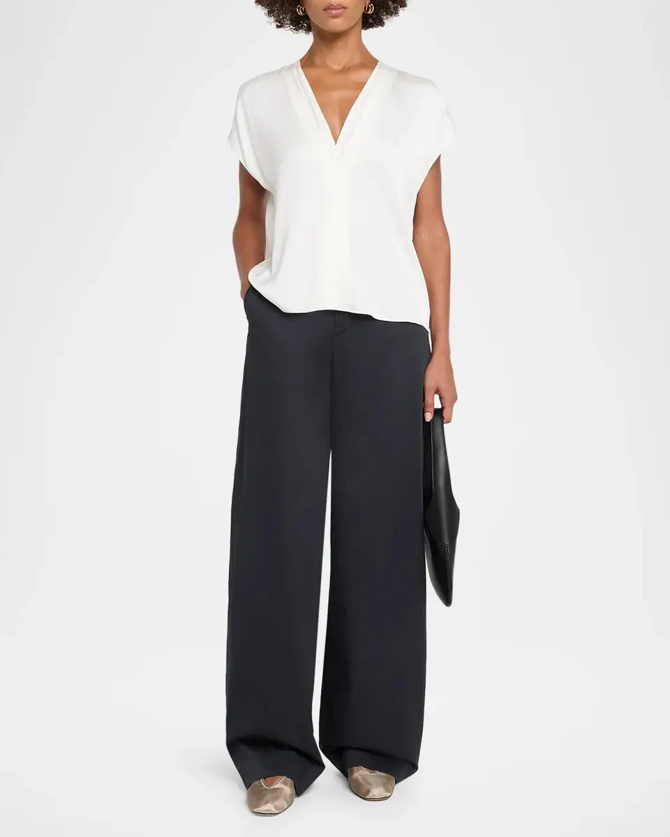 Vince High-Rise Poplin Pants | Thumbnail 2