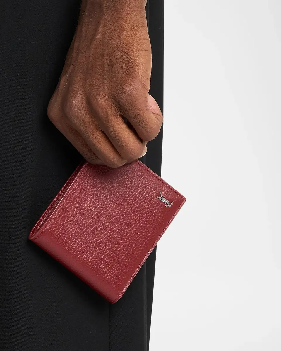 Saint Laurent Men's Leather Bifold Wallet | Thumbnail 2 Saint Laurent Men's Leather Bifold Wallet | Thumbnail 2