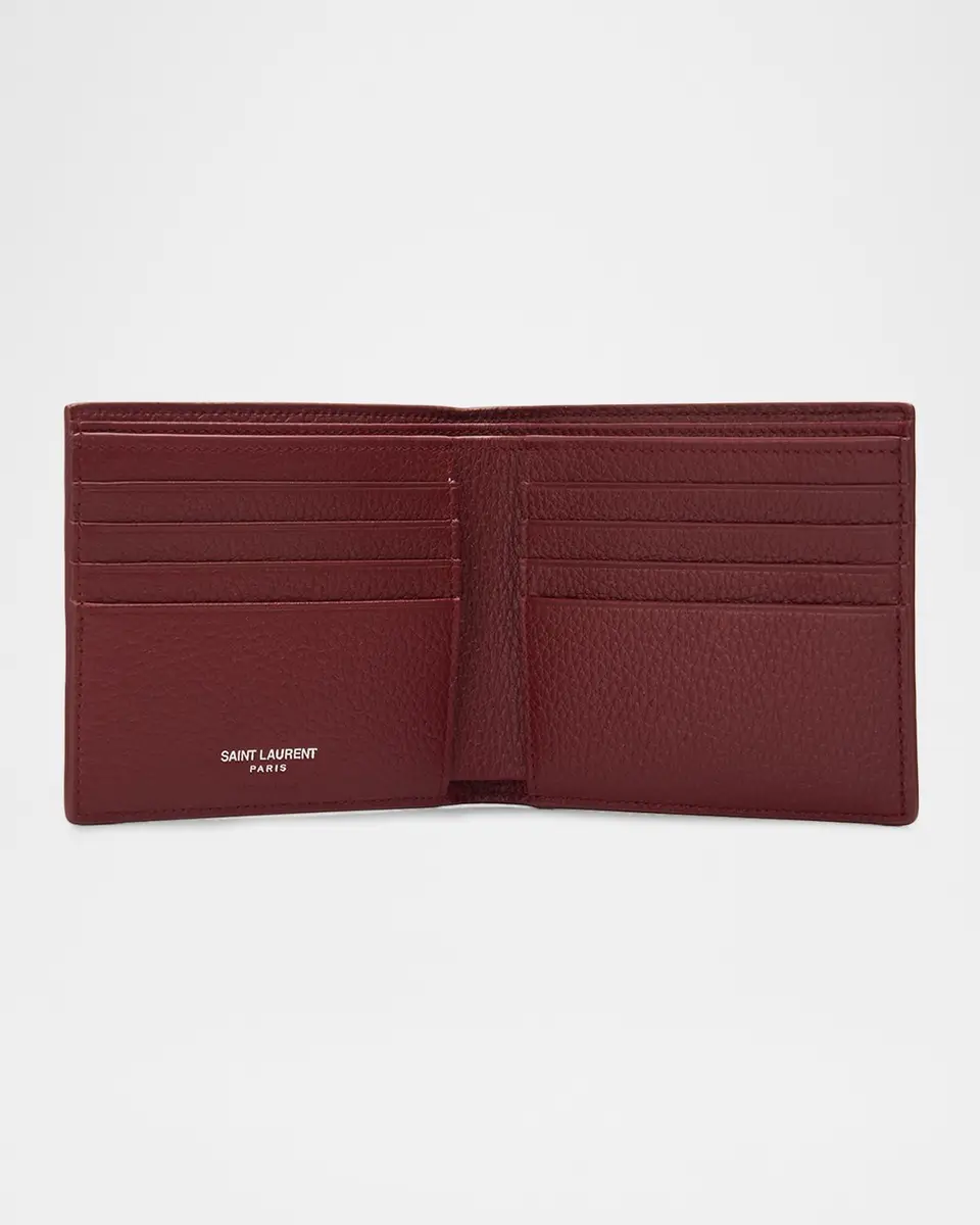 Saint Laurent Men's Leather Bifold Wallet | Thumbnail 3 Saint Laurent Men's Leather Bifold Wallet | Thumbnail 3