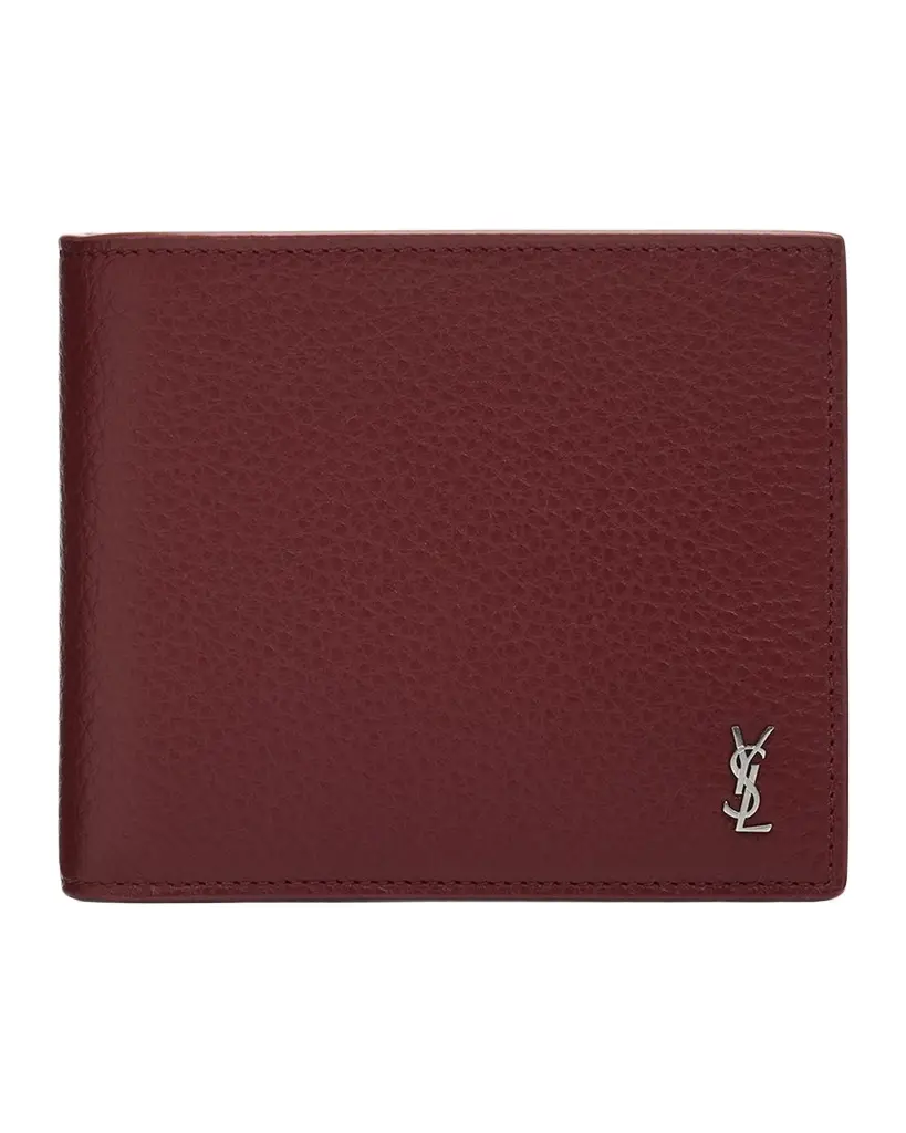 Saint Laurent Men's Leather Bifold Wallet