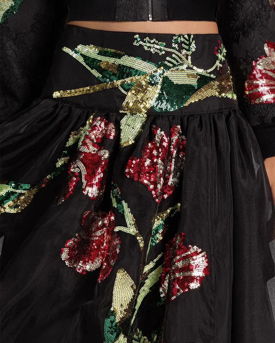 Alice + Olivia Oriana Embellished Maxi Skirt | Thumbnail 5 Alice + Olivia Oriana Embellished Maxi Skirt | Thumbnail 5