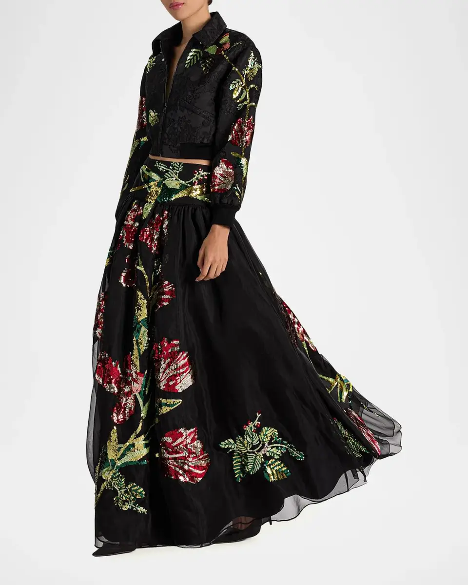 Alice + Olivia Oriana Embellished Maxi Skirt | Thumbnail 6 Alice + Olivia Oriana Embellished Maxi Skirt | Thumbnail 6
