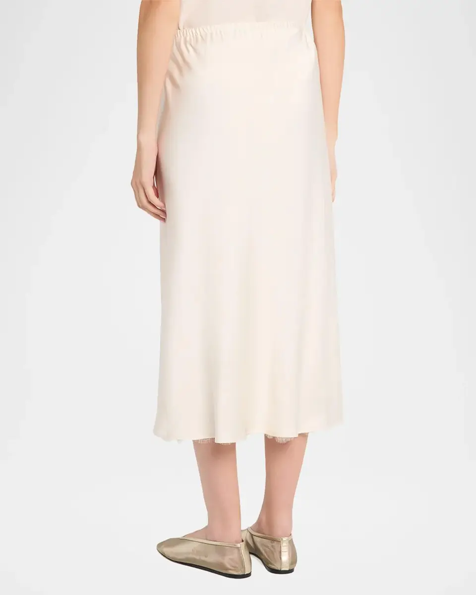 Vince Pull-On Satin Slip Skirt | Thumbnail 3 Vince Pull-On Satin Slip Skirt | Thumbnail 3