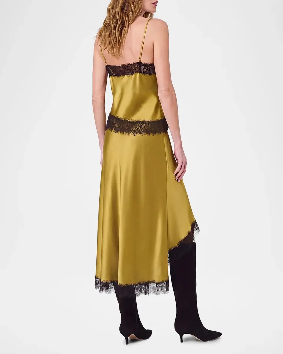 NICHOLAS London Lace-Trim High-Low Midi Skirt | Thumbnail 3 NICHOLAS London Lace-Trim High-Low Midi Skirt | Thumbnail 3