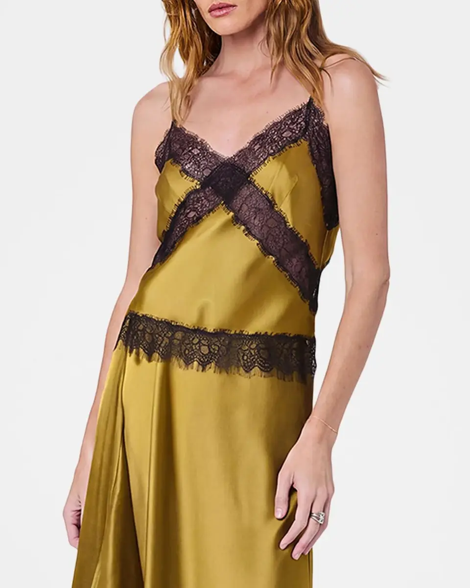 NICHOLAS Lou Lace-Trim Satin Cami | Thumbnail 4 NICHOLAS Lou Lace-Trim Satin Cami | Thumbnail 4