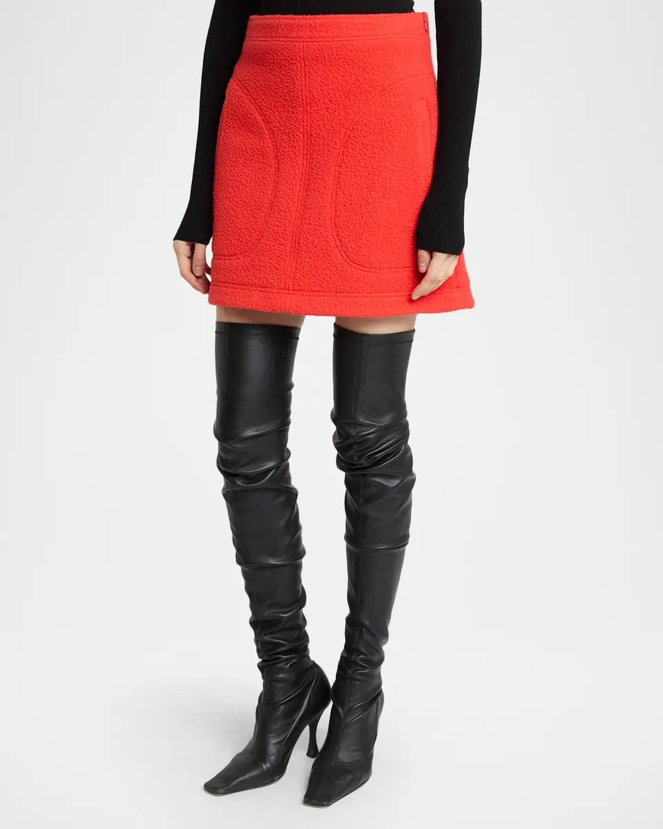 Proenza Schouler Clarice Textured Wool Mini Skirt | Thumbnail 4 Proenza Schouler Clarice Textured Wool Mini Skirt | Thumbnail 4