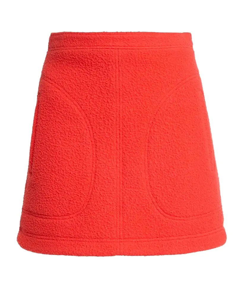 Proenza Schouler Clarice Textured Wool Mini Skirt