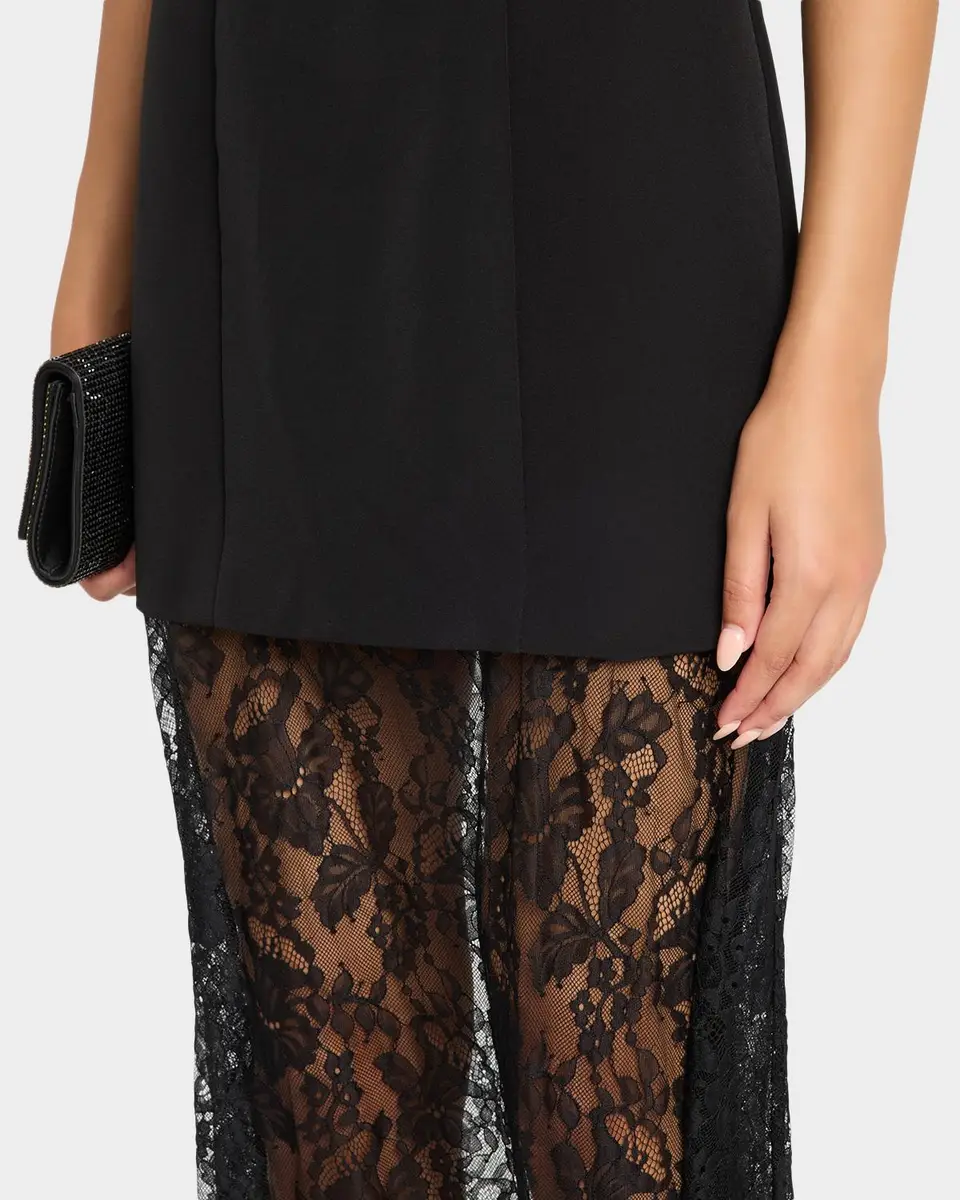 As It May Gaelle Strapless Crepe & Lace Gown | Thumbnail 5 As It May Gaelle Strapless Crepe & Lace Gown | Thumbnail 5