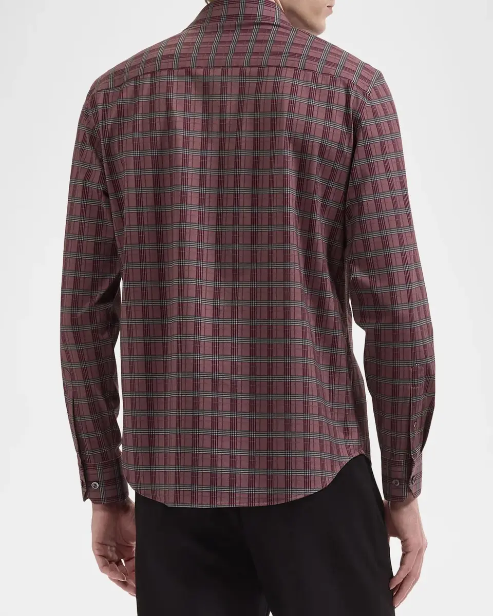Bugatchi Men's Plaid Stretch-Cotton Shirt | Thumbnail 3 Bugatchi Men's Plaid Stretch-Cotton Shirt | Thumbnail 3