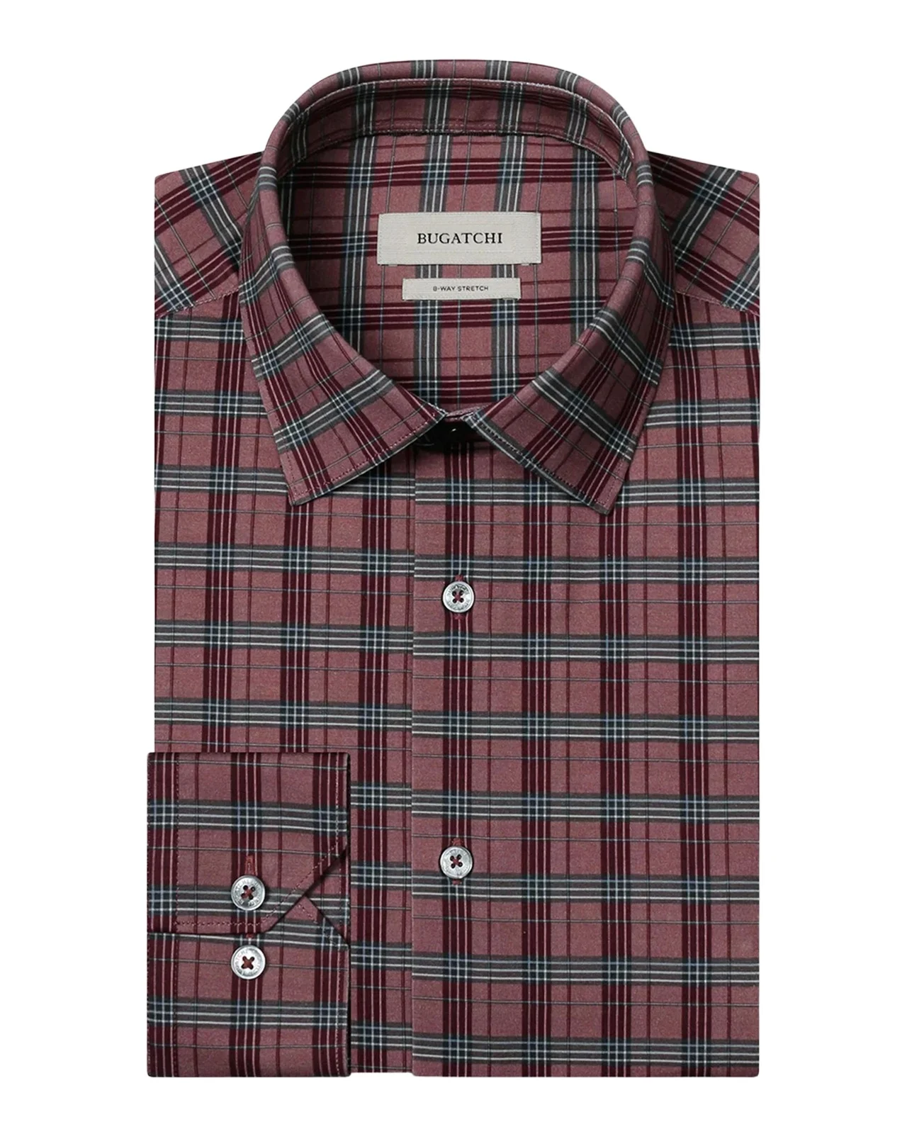 Men's Plaid Stretch-Cotton Shirt Men's Plaid Stretch-Cotton Shirt