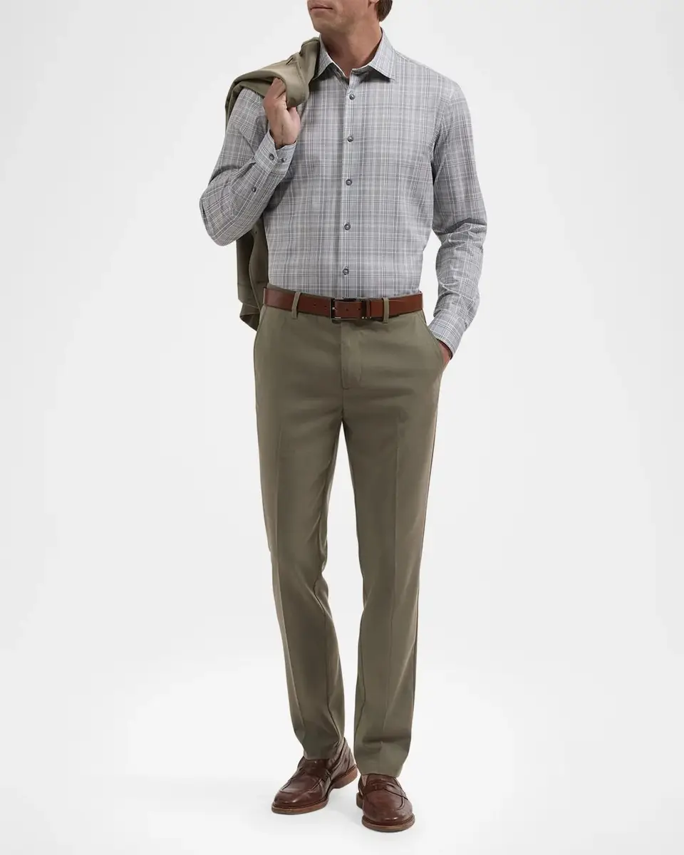 Bugatchi James Plaid Cotton Shirt | Thumbnail 2 Bugatchi James Plaid Cotton Shirt | Thumbnail 2