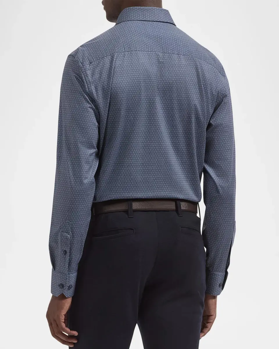 Bugatchi James Printed Cotton Shirt | Thumbnail 2 Bugatchi James Printed Cotton Shirt | Thumbnail 2