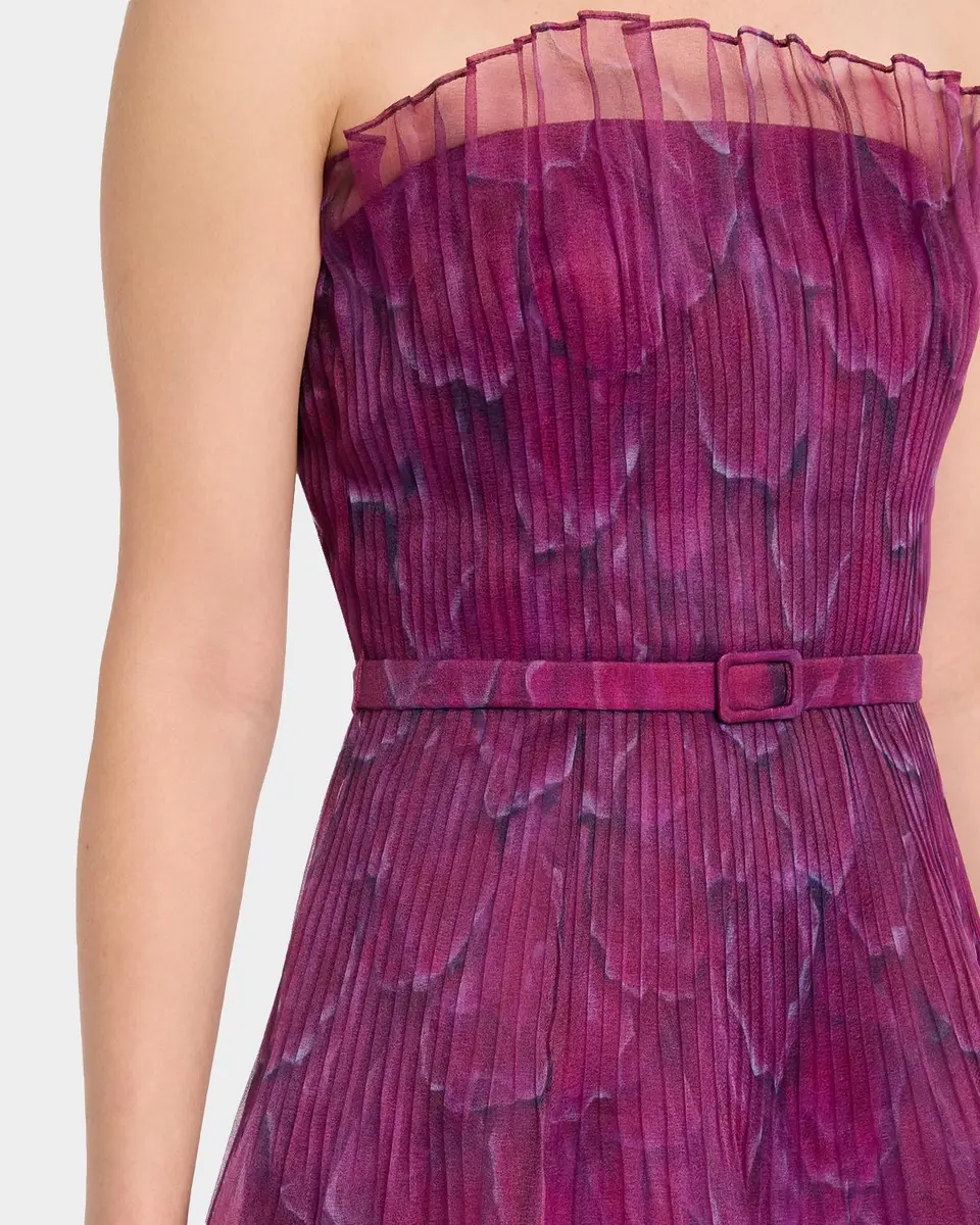 THEIA Ivana Strapless Printed Organza Gown | Thumbnail 5 THEIA Ivana Strapless Printed Organza Gown | Thumbnail 5