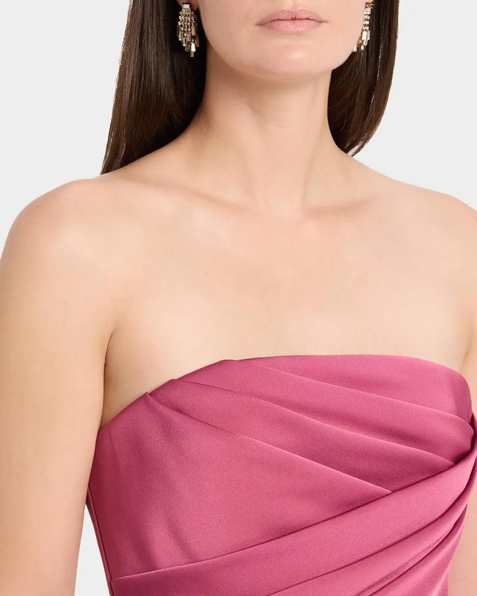 THEIA Diane Strapless Draped Gown | Thumbnail 5 THEIA Diane Strapless Draped Gown | Thumbnail 5