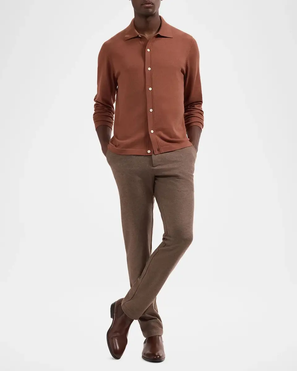 Bugatchi Men's Cotton-Blend Shirt Jacket | Thumbnail 2