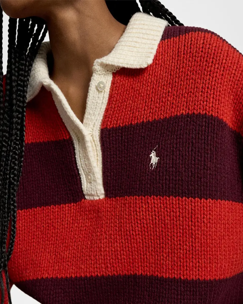 Polo Ralph Lauren Striped Wool-Blend Rugby Sweater | Thumbnail 5 Polo Ralph Lauren Striped Wool-Blend Rugby Sweater | Thumbnail 5